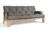 Slaapbank 200 cm - Sakura - Pascall Futon Grijs