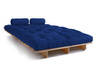 Opvouwbare bank 140x200 - Slim Basic Classic - Pascall Futon Prairie