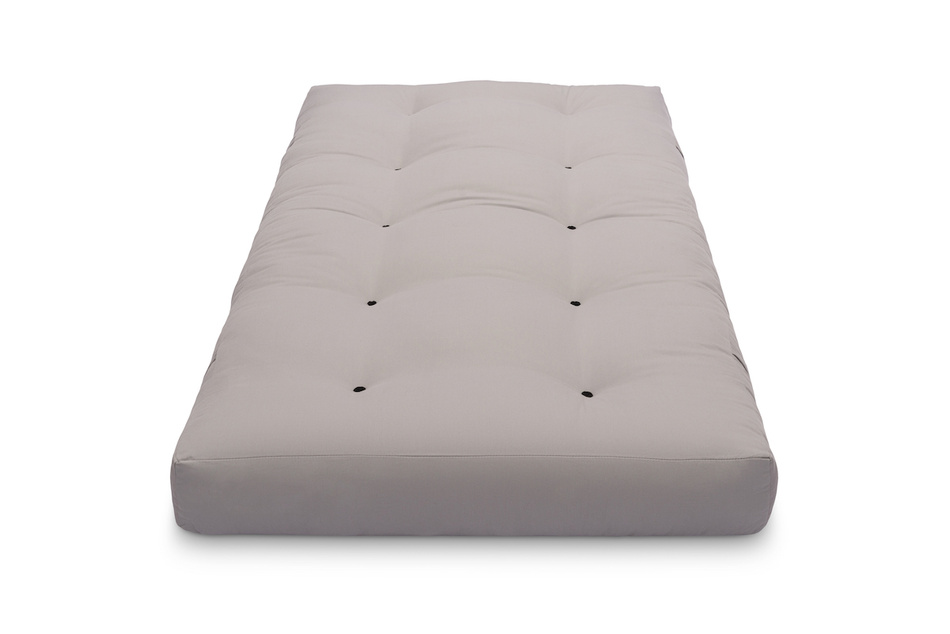 Matras 90x200 natuur met latex - Futon Pascall Comfort Trio Latex Wool Grijs