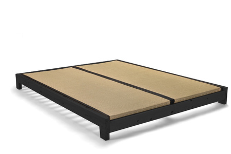 Pascall Houten bed 160x200 - Aisha Basic Black Tatami
