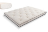 Matras 200x200 naturel - Futon Pascall Slim Natural Kedro Linnen