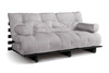 Opvouwbare bank 180x200 - Slim Comfort Black - Pascall Futon Dove Ash