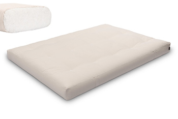 Matras 140x200 natuur - Futon Pascall Medium Natural Ecru