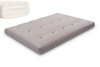 Matras 140x200 natuur met latex - Futon Pascall Comfort Trio Latex Grijs