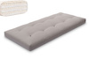 Matras 90x200 natuur met latex - Futon Pascall Comfort Trio Latex Wool Grijs
