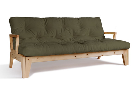 Slaapbank 200 cm - Sakura - Pascall Futon Khaki