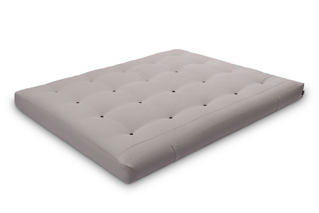 Matras 160x200 natuur met latex - Futon Pascall Comfort Trio Latex Wool Grijs