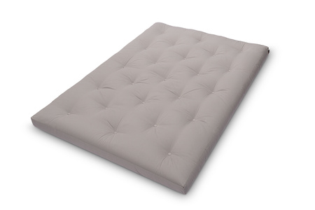 Matras 140x200 natuur met latex - Futon Pascall Slim Latex Grijs