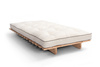 Opvouwbare bank 90x200 - Slim Basic Kedro Classic - Pascall Futon Ecru