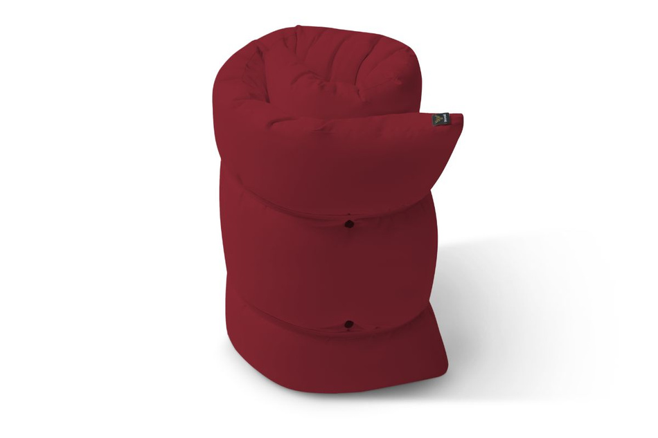 Futon Pascall Travel Natural - Matras 90x200 Maroon - naturel