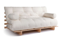 Slaapbank 180x200 - Slim Basic Classic - Pascall Futon Ecru
