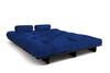 Opvouwbare bank 160x200 - Slim Basic Black - Pascall Futon Prairie