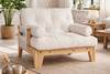 Fauteuil Sakura - Pascall Futon Grijs