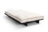 Opvouwbare bank 90x200 - Slim Comfort Kedro Black - Pascall Futon Ecru