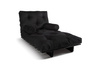 Vouwbank 90x200 - Slim Exclusive Black - Pascall Futon Zwart