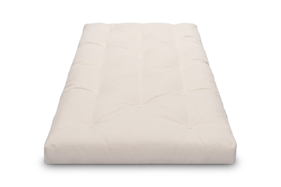 Matras 90x200 natuur met latex - Futon Pascall Slim Latex Maroon