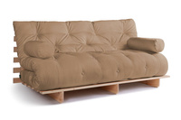 Slaapbank 180x200 - Slim Basic Classic - Pascall Futon Beige
