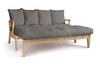 Slaapbank 200 cm - Sakura - Pascall Futon Grijs