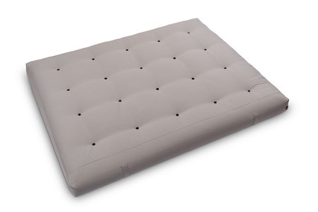 Futon Pascall Medium Duo Coco - Matras 160x200 Grijs - naturel met kokos