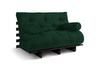 Slaapbank 120x200 - Slim Exclusive Black - Pascall Futon Flesgroen
