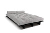 Opvouwbare bank 120x200 - Slim Exclusive Black - Pascall Futon Dove Ash