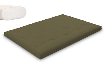 Matras 140x200 natuur - Futon Pascall Slim Natural Khaki