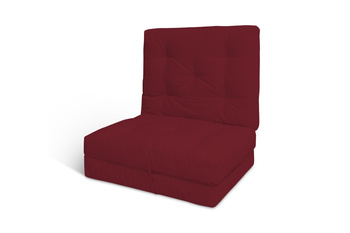 Vouwmatras 80x200 met latex - Futon Pascall Flex Latex Maroon