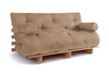 Vouwbank 160x200 - Slim Exclusive Classic - Pascall Futon Beige