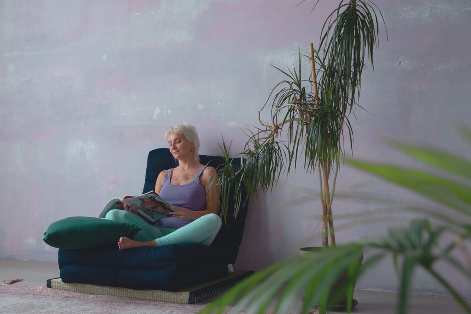 Vouwmatras 80x200 met latex - Futon Pascall Flex Latex Flesgroen