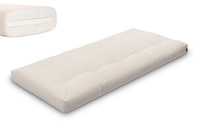 Matras 90x200 natuur met latex - Futon Pascall Medium Latex Ecru