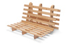 Slaapbank 120x200 - Slim Exclusive Classic - Pascall Futon Grijs