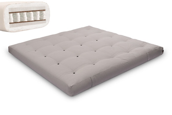Matras 200x200 - Futon Hybrid Pocket H4 - Pascall Grijs